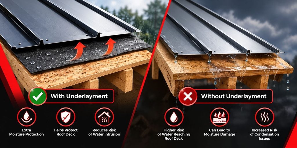 Metal Roof Without Underlayment